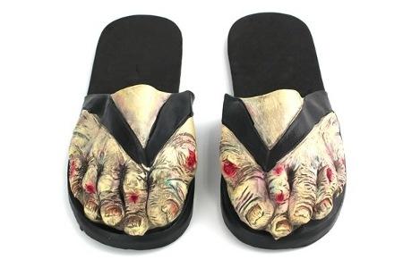 Zombie Feet Sandals Des tongs Zombie !