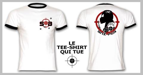 tee shirt Sb le Sniper target bullet