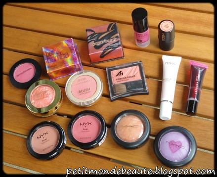 Ma famille de blush s'est agrandie [Swatches]