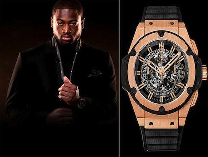 D Wade se met à l’heure d’Hublot