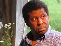 Dany Laferrière dans une baignoire au Théâtre La Marjolaine