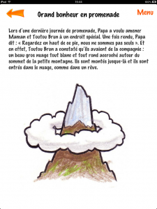 Livre-jeu pour enfants sur iPad Livre-jeu pour enfants sur iPad