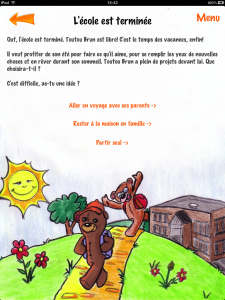 Livre-jeu pour enfants sur iPad Livre-jeu pour enfants sur iPad