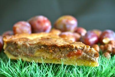 TARTE NOISETTINE AUX PRUNES