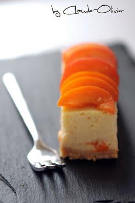 Juste le temps de vous parler de ce cheesecake aux abricots...