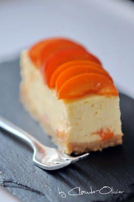 Juste le temps de vous parler de ce cheesecake aux abricots...