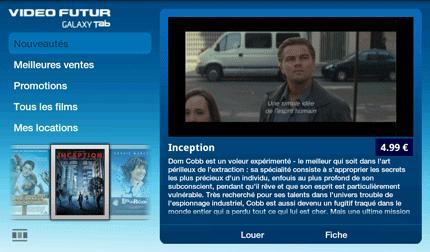 Téléchargez la dernière mise à jour de l’application VideoFutur pour la Galaxy Tab