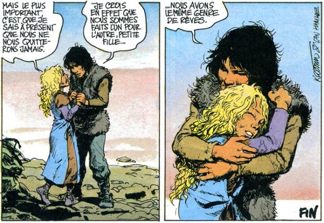 etreinte thorgal et aaricia 13 et 10 ans Aaricia, l’enfance de Thorgal