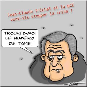 Céno Dessinateur - La Babole : La BCE et Jean-Claude Trichet rachètent de la dette publique