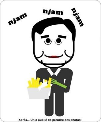 un dîner comme un roman-photo