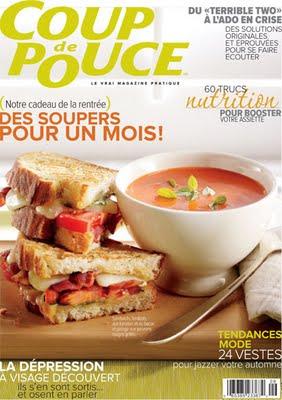 Parution de mon livre dans le Magazine Coup de pouce!
