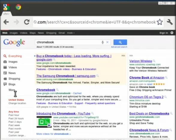 chrome os tablette Un aperçu de Chrome OS sur une tablette tactile