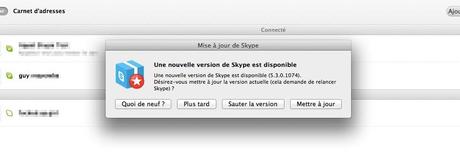 Skype 5.3 est disponible
