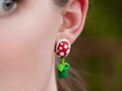 Gamers: plante carnivore Mario boucle d'oreille!