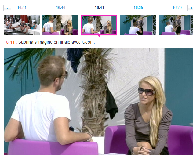 Sabrina et Geof se voient en finale de Secret Story...
