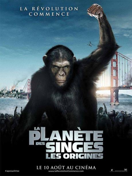 Critique cinéma :  La Planète des singes : les origines