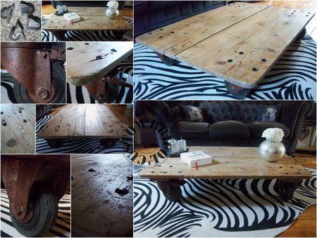 Table basse indus montage CB