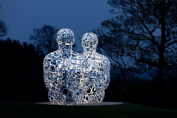 Les sculptures outdoor de Jaume Plensa au parc Yorkshire - 6