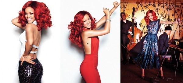 Rihanna en couverture du magazine Glamour, Septembre 2011