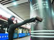 sacs frappe dans métros Chinois