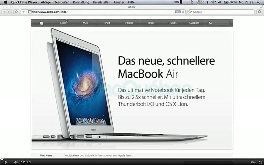 iPhone dévoilé par erreur sur le site web allemand d’Apple? FAKE