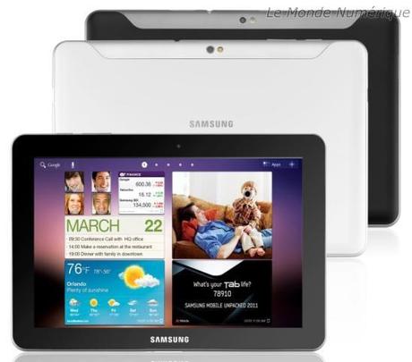 La tablette tactile Samsung Galaxy Tab 10.1 et peut être la Motorola Xoom interdites de vente en Europe