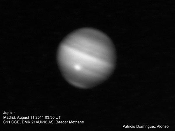 Premiers tests sur Jupiter avec ma DMK 21AU618.AS