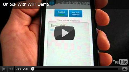 Application du jour : Unlock with wifi