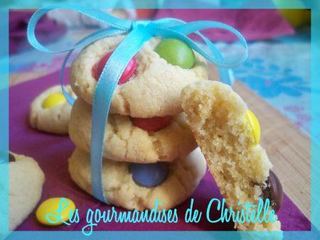 cookies au M&Ms au chocolat