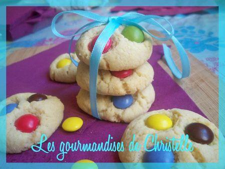 cookies au M&M's au chocolat