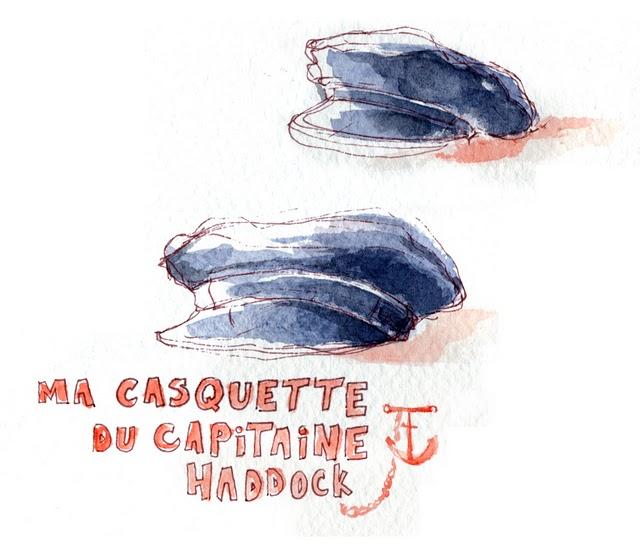 Chroniques Noirmoutrines - ma casquette de Capitaine Haddock
