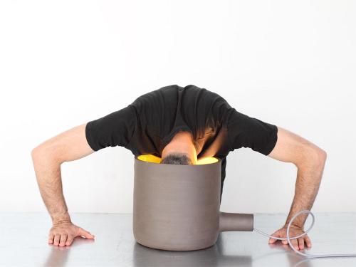 Well of Life, luminaire ceramique par Arik Levy