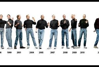 Le style vestimentaire de Steve Jobs, sur 13 années - À Lire
