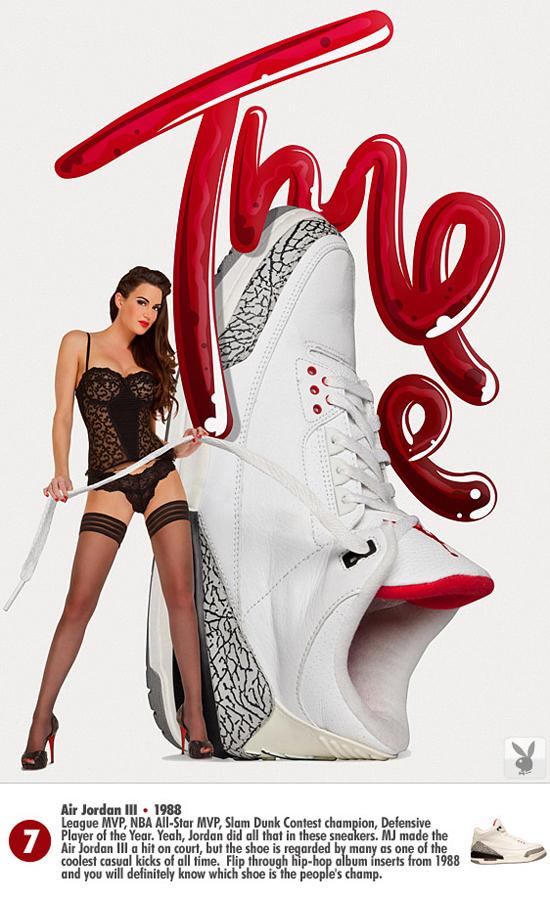 Les Basquettes Nike Air Jordan vues par Playboy