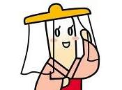 Mascotte japonaise Tanpo Komachi-chan