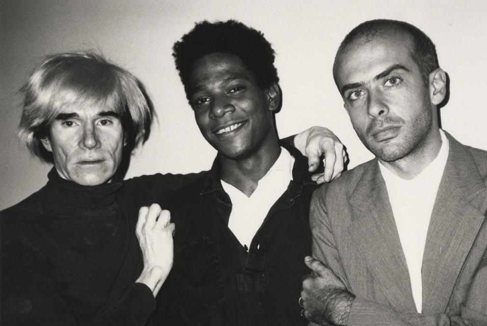 Andy Warhol, Jean-Michel Basquiat et Francesco Clemente