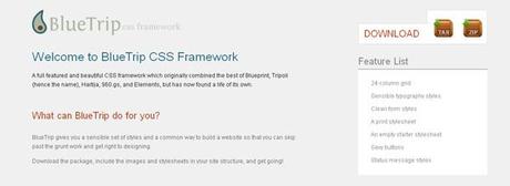 css framework bluetrip