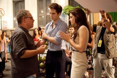 Coulisses de Révélation partie 1 Bill Condon Robert Pattinson et Kristen Stewart