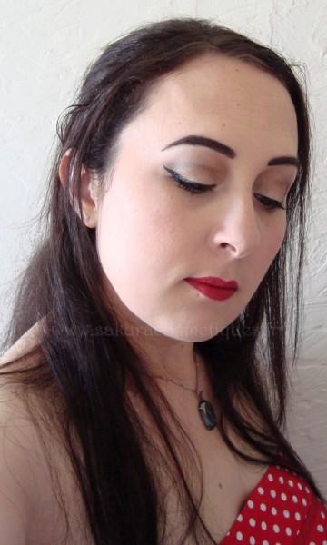 Make up : My red polka dot dress