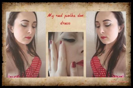 Make up : My red polka dot dress