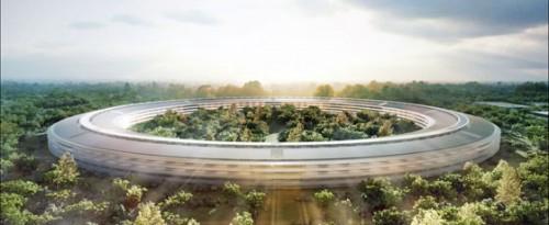 Un look vaisseau spatial pour le futur campus d’Apple !