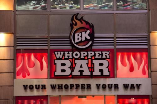 Le Whopper Bar, temple Burger King de New York