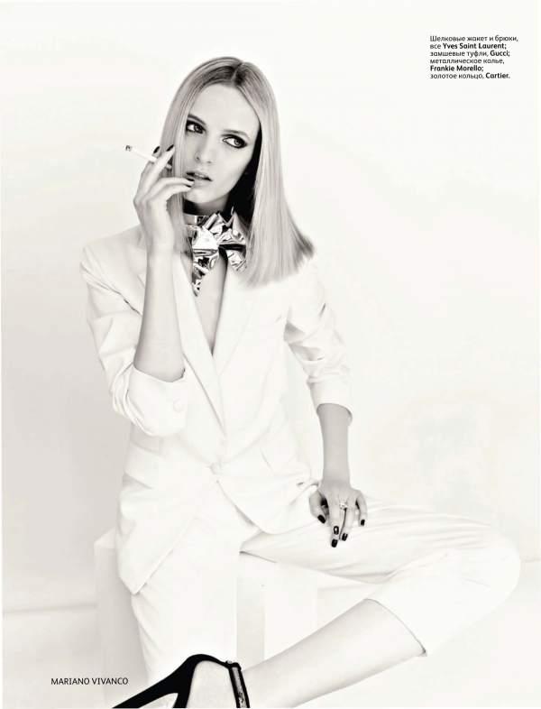 Bienvenue au royaume des blondes, Vogue Russia, Août 2011