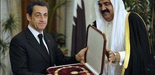 Sarkozy et Hamad ibn Khalifa al-Thani