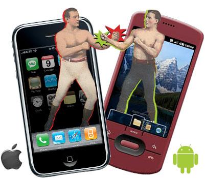 iphone vs android Apple et Android, deux grands leaders