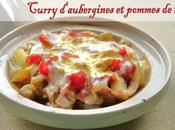 Curry d'aubergines pommes terre