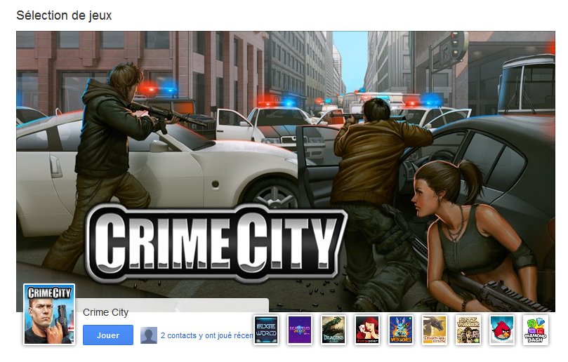 Les jeux arrivent sur Google+ !