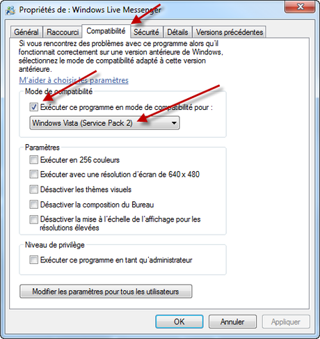 Windows Live Messenger dans la zone de notification de Windows 7