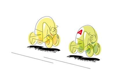 essais couleur pour la Prévention routière