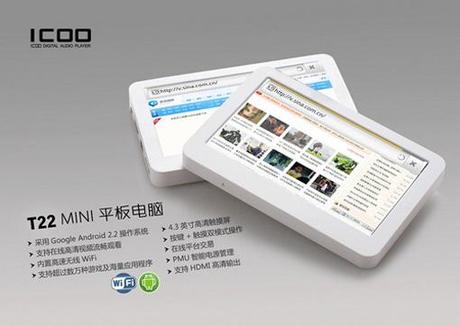 ICOO T22 MINI Une nouvelle tablette sous Android chez ICOO